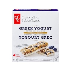 Blueberry Greek Yogurt Coated Granola Bars