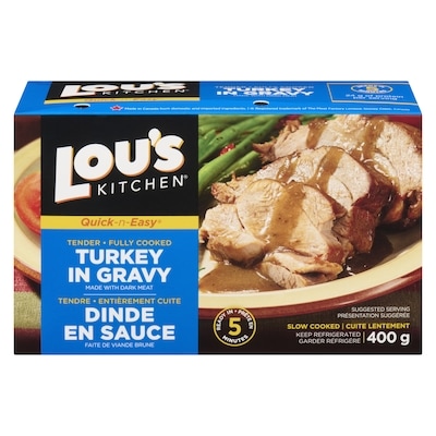 Lou’s Rôti de dinde cuite à feu doux Quick-n-Easy 400 g, 2,75 $/100g