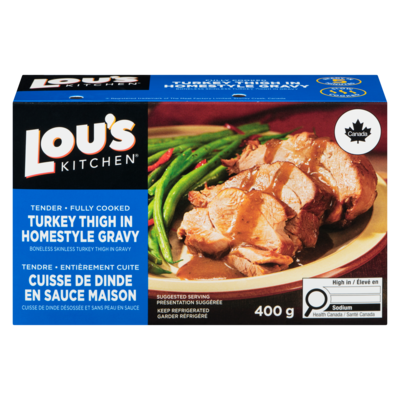 Lou’s Rôti de dinde cuite à feu doux Quick-n-Easy 400 g, 3,00 $/100g