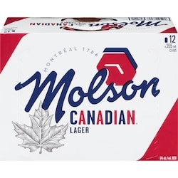 Molson Canadian Beer (ID required at pick-up) 12x355.0 ml, $0.57/100ml