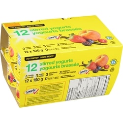No Name Stirred Yogurts 0 % M.F. - 12x100.0 g | Real Canadian