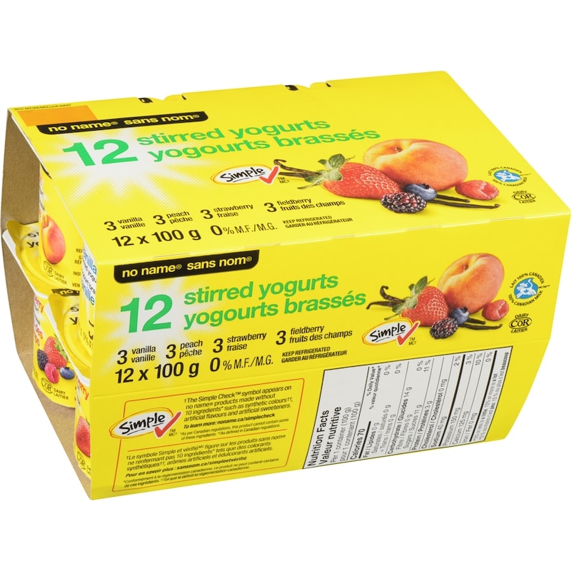 Stirred Yogurts 0 % M.F.
