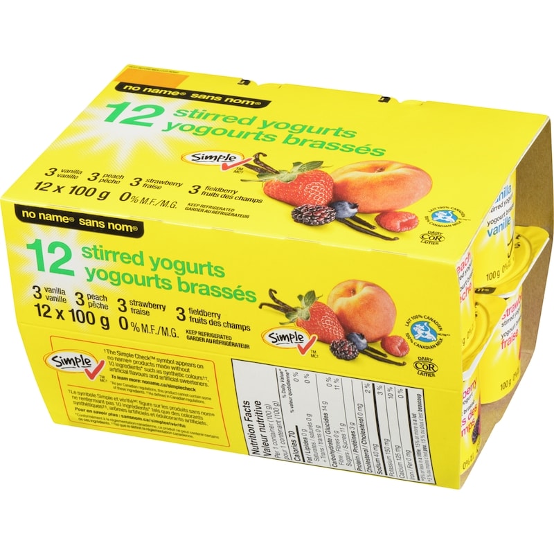 Stirred Yogurts 0 % M.F.