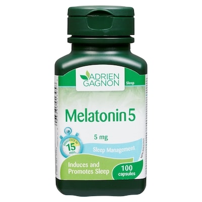 Adrien Gagnon Capsules Melatonin5 5Mg 100 ea, $0.12/1ea