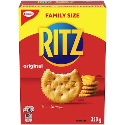 Christie Ritz Original Crackers, Family Size, Rich and buttery tasting 350 g, $1.71/100g