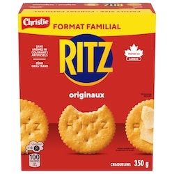 Christie Craquelins Ritz originaux, format familial 350 g, 1,14 $/100g