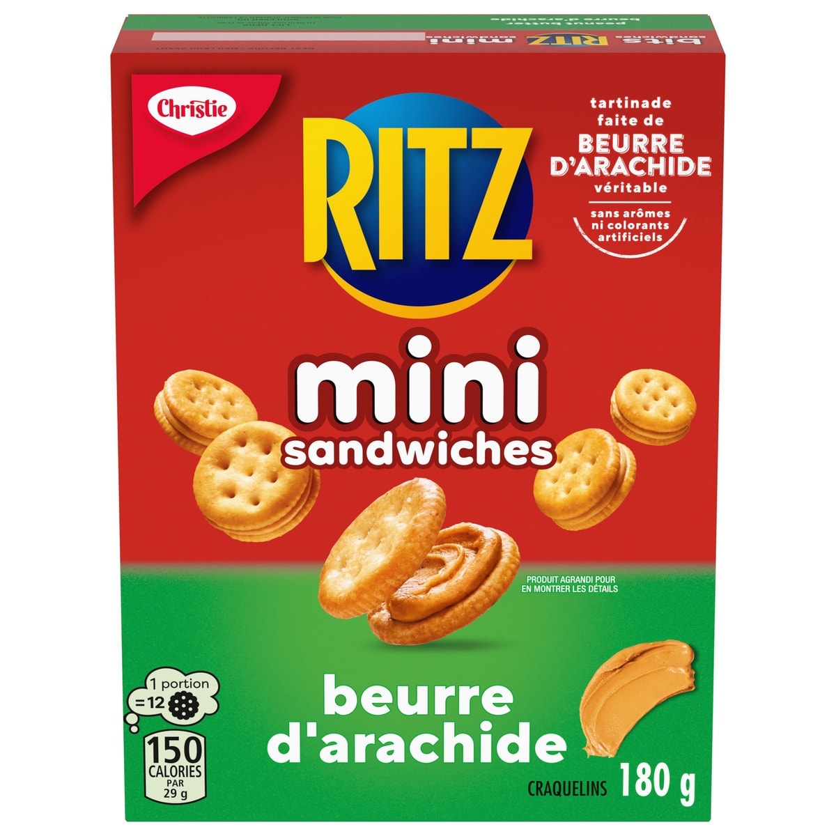 Christie Ritz Beurre Darachide Craquelins 180 g, 2,49 $/100g
