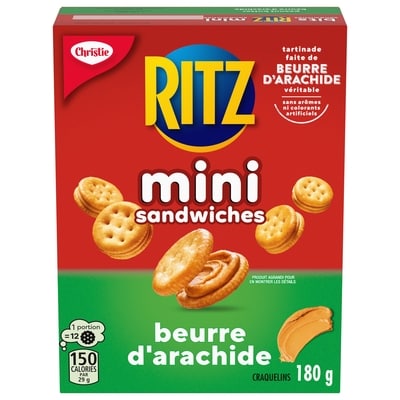Christie Ritz Beurre Darachide Craquelins 180 g, 2,49 $/100g