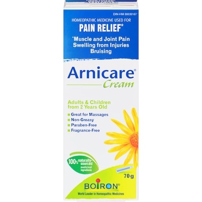 Boiron Arnicare Cream For Muscle And Joint Pain, Swelling From Injuries And Bruising. 70 g, $24.27/100g