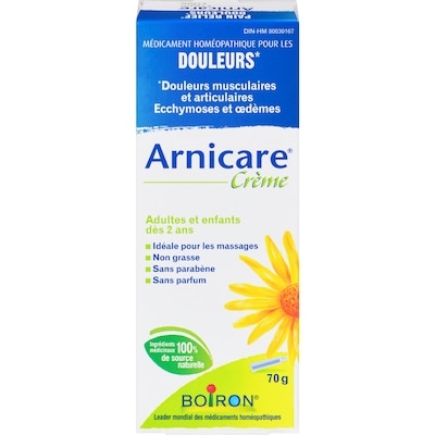 Boiron Arnicare crème pour les douleurs musculaires et articulaires, ecchymoses et oedèmes 70 g, 23,56 $/100g