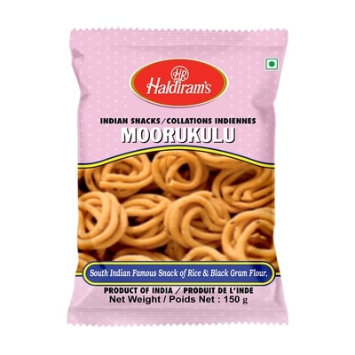 Haldiram Moorukulu 150 g, $1.33/100g