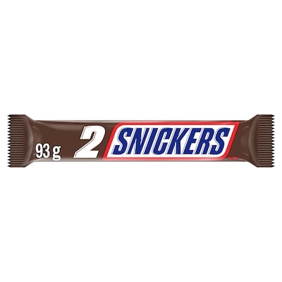 Mehadrin Snickers barre chocolat au lait et arachides 24x93.0 g, 2,19 $/100g