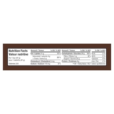 Snickers barre chocolat au lait et arachides