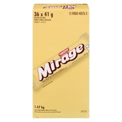 Nestlé Barre de chocolat Mirage 36x41.0 g, 3,45 $/100g