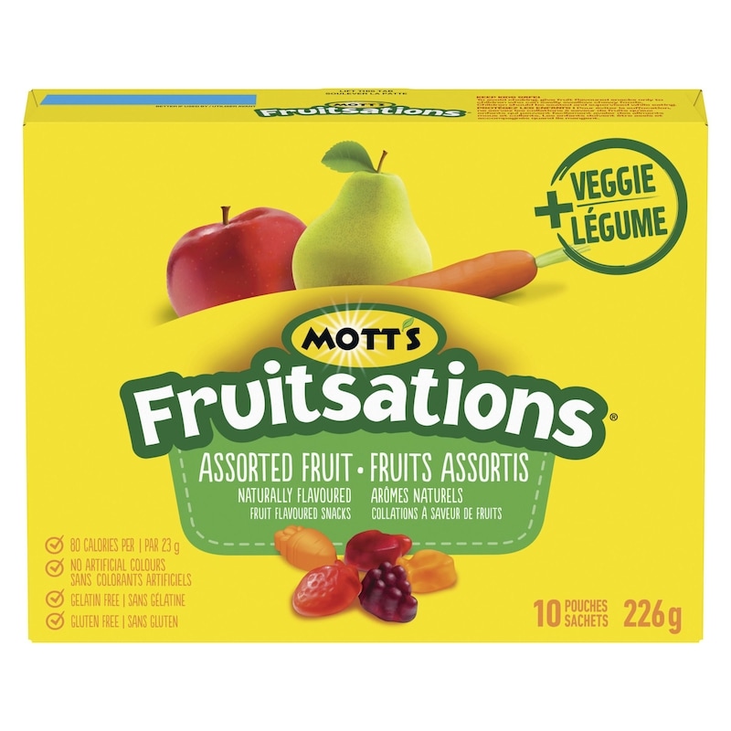 Fruitsations Fruit Flavoured Snacks, Assorted Fruit, Gluten Free, 10 ct