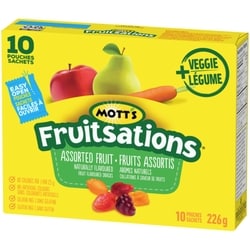 FRUITS　no95-98 Mott's Fruitsations Fruit Flavoured Snacks, Assorted Fruit
