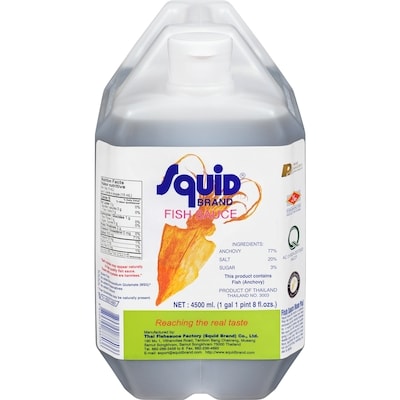 Squid Brand Fish Sauce 4 l, $0.38/100ml