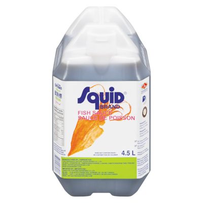 Squid Sauce au poisson Squid 4 l, 0,38 $/100ml