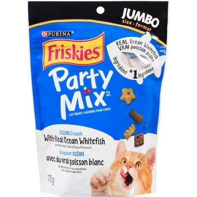 Purina Friskies(MD) Party Mix(MD) Croquant Océan Gâteries pour Chats 170 g 170 g, 1,76 $/100g