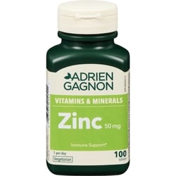 Adrien Gagnon Zinc 50 Mg 100 ea, $0.16/1ea