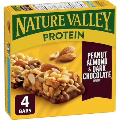 Nature Valley Protein Granola Bars, Peanut Almond and Dark Chocolate, 4 ct 148 g, $3.03/100g