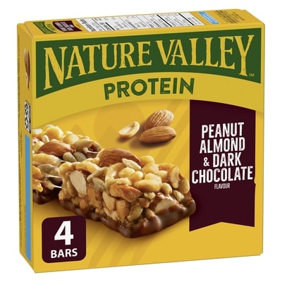 Nature Valley Protein Granola Bars, Peanut Almond and Dark Chocolate, 4 ct 148 g, $2.53/100g