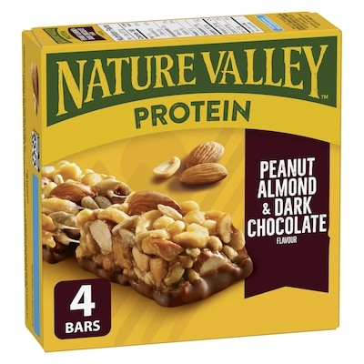 Nature Valley Protein Granola Bars, Peanut Almond and Dark Chocolate, 4 ct 148 g, $2.03/100g