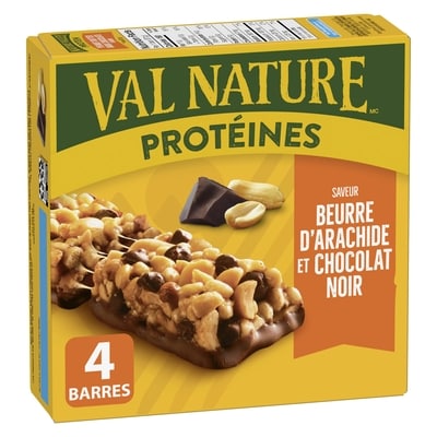 Nature Valley aux Protéines, Beurre D’arachide et Chocolat Noir, 4 Barres 148 g, 2,70 $/100g
