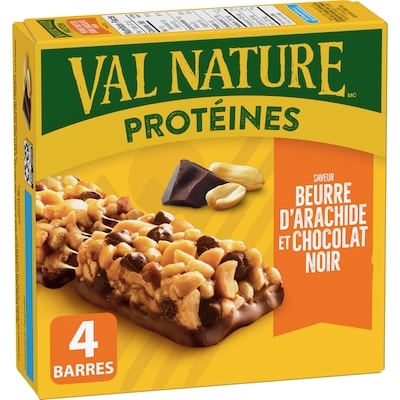 Nature Valley aux Protéines, Beurre D’arachide et Chocolat Noir, 4 Barres 148 g, 3,03 $/100g