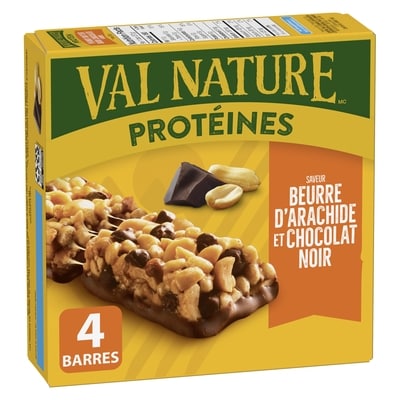 Nature Valley aux Protéines, Beurre D’arachide et Chocolat Noir, 4 Barres 148 g, 2,70 $/100g