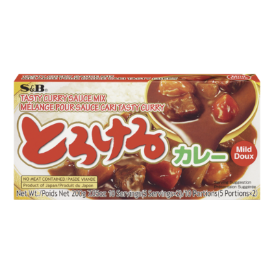 S&B Tasty Curry Sauce Mix, Mild 200 g, $2.50/100g