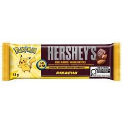 Hershey's Pokémon Special Edition Creamy Milk Chocolate With Whole Almonds, Full Size Bar 43 g, $4.63/100g