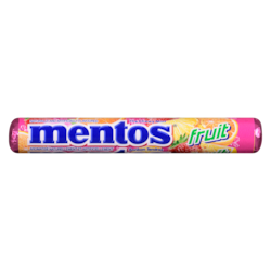 Mentos Fruits 37 g, 3,38 $/100g