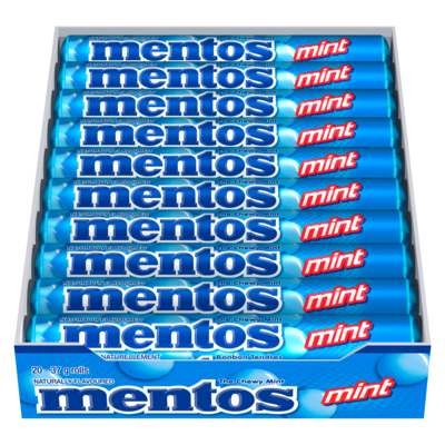 Mentos Peppermint 20x37.0 g, $2.84/100g