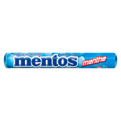 Mentos Gomme à la menthe poivrée 37 g, 4,57 $/100g