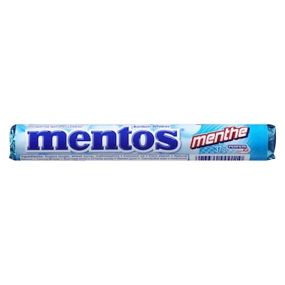 Mentos Gomme à la menthe poivrée 37 g, 4,84 $/100g