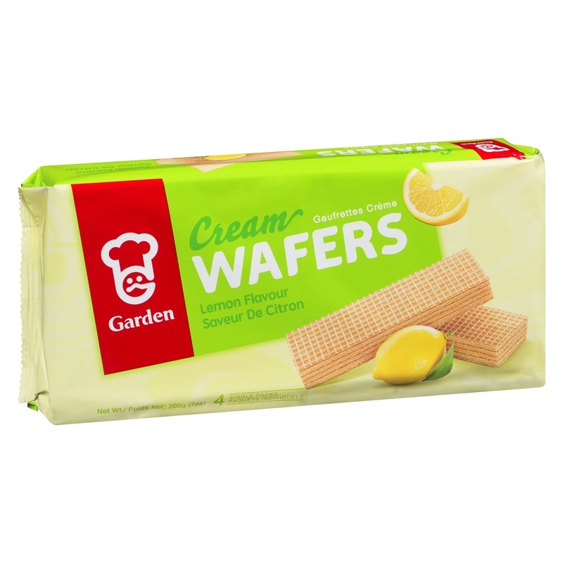 Cream Wafers, Lemon Flavour