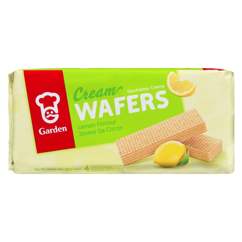 Cream Wafers, Lemon Flavour