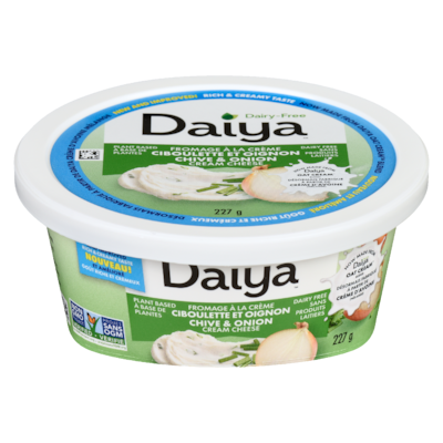 Daiya Tartinade crémeuse à la ciboulette et à l'oignon 227 g, 2,42 $/100g