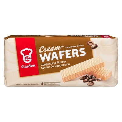 Garden Cream Wafers, Cappuccino Flavour 200 g, $1.25/100g