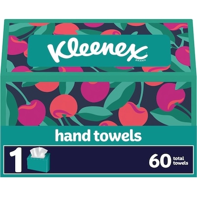 Kleenex Disposable Paper Hand Towels, 1 Box, 60 Towels per Box 60 ea, $3.99/1ea