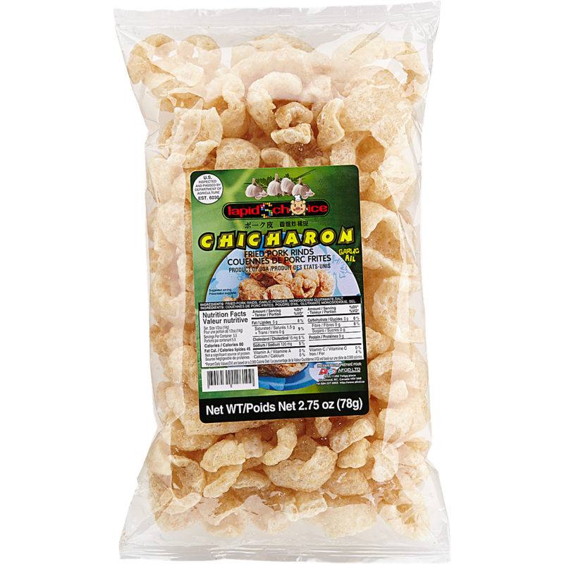 Fried Pork Rinds, Garlic