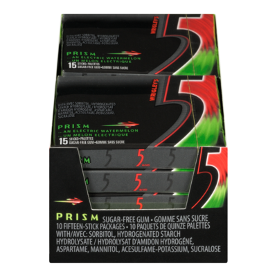 Wrigley's Gum Prism, case 10x1.0 ea, $1.80/1ea