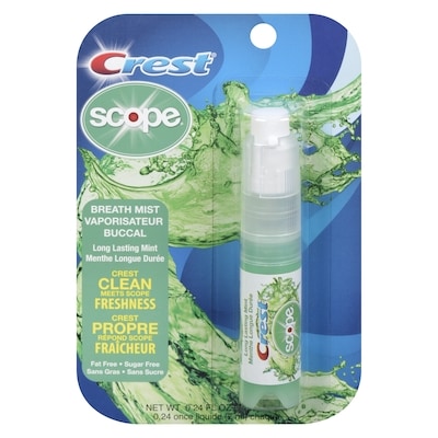 Crest Scope Outlast Breath Mist, Mint 7 ml, $57.00/100ml