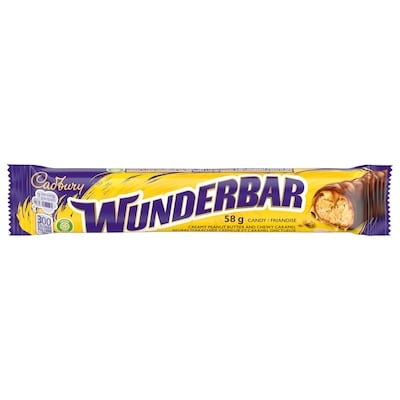 Cadbury Wunderbar Chocolatey Candy Bar 58 g, $2.57/100g