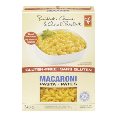 President's Choice Gluten Free Macaroni 340 g, $1.03/100g