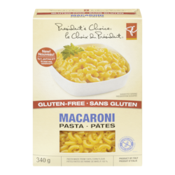 le Choix du Président Macaroni Sans Gluten 340 g, 1,26 $/100g
