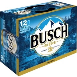 Busch Beer Cans 12 Pack (ID required at pick-up) 12x355.0 ml, $0.49/100ml