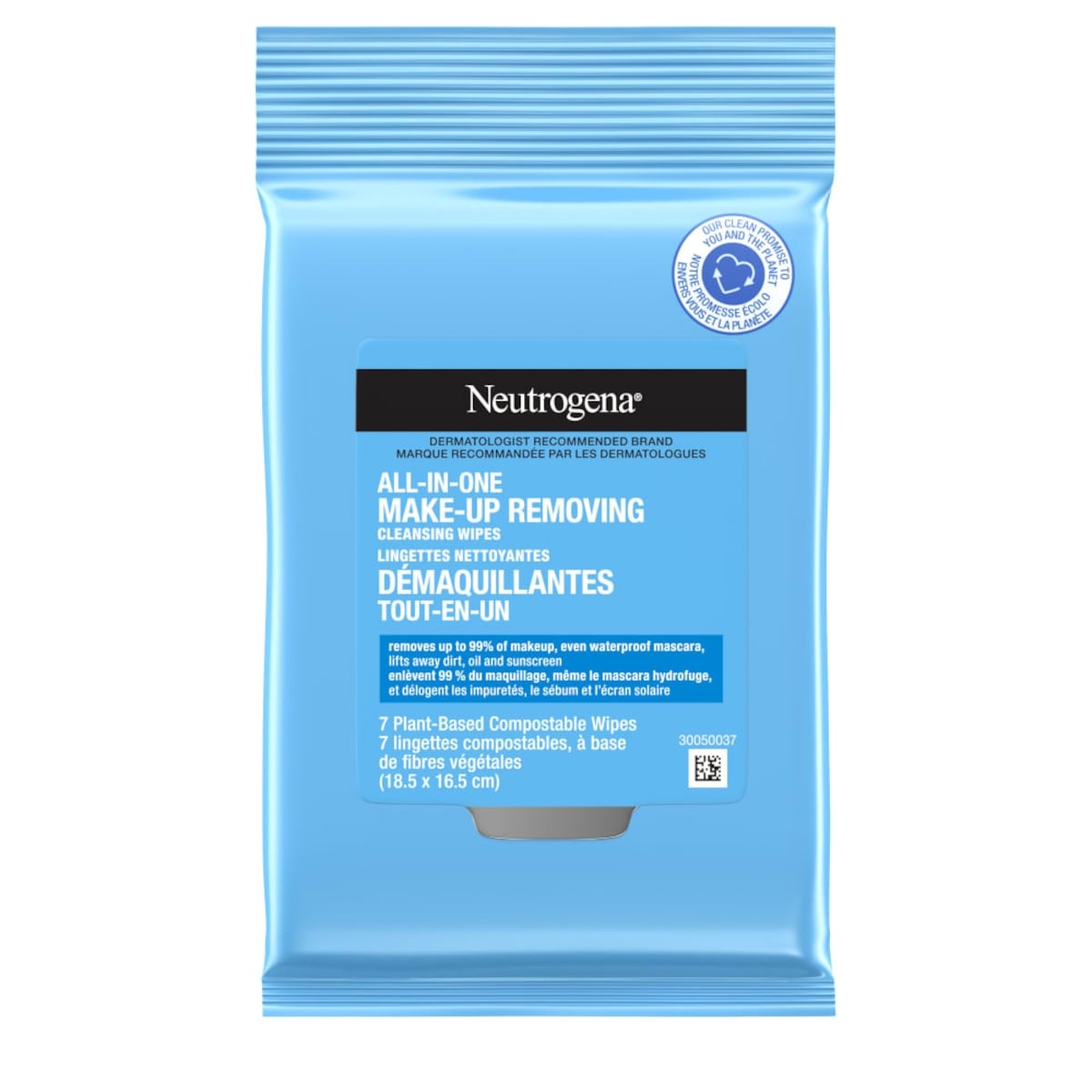 Neutrogena All-in-One Makeup Removing Cleansing Wipes 7 ea, $64.29/100ea