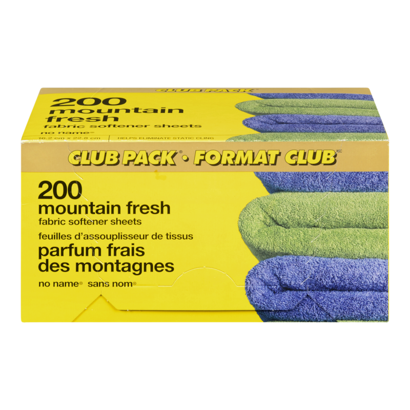 Mountain Fresh Dryer Sheets Club Size